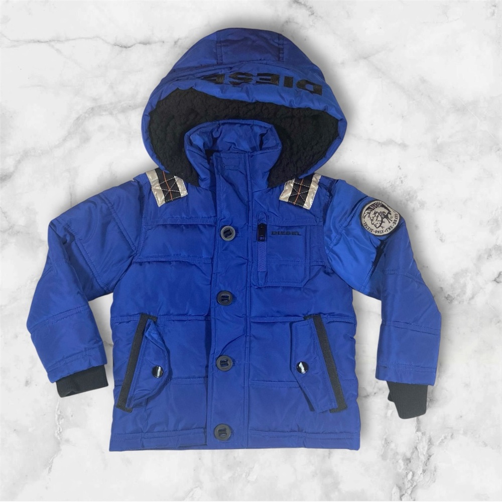 Pre-owned Stylish Diesel Kids Boys Winter Warm Jacket Outwear 3T